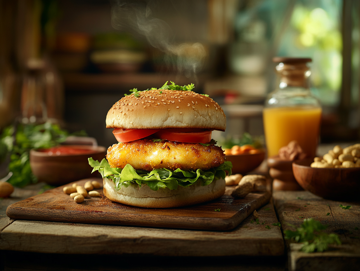 Crispy Vatapá Fish Burger: A Taste of Brazilian Delight