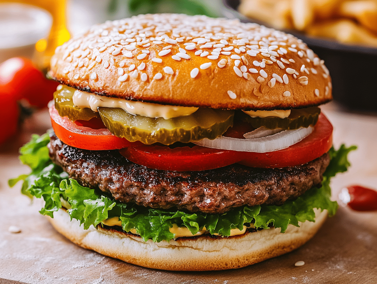 Aussie-Style Homemade Whopper: A Fast Food Classic Reimagined