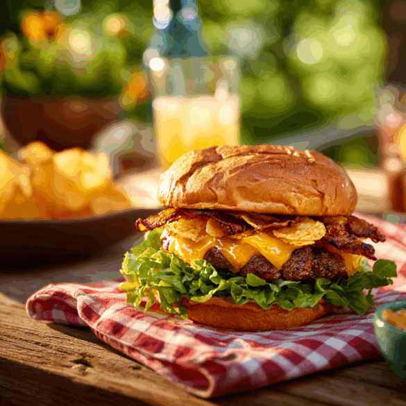 Bobby Flay's Legendary Crunchburger: Bold Flavors, Crispy Delight